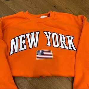 Brandy Melville Orange Sweatshirt